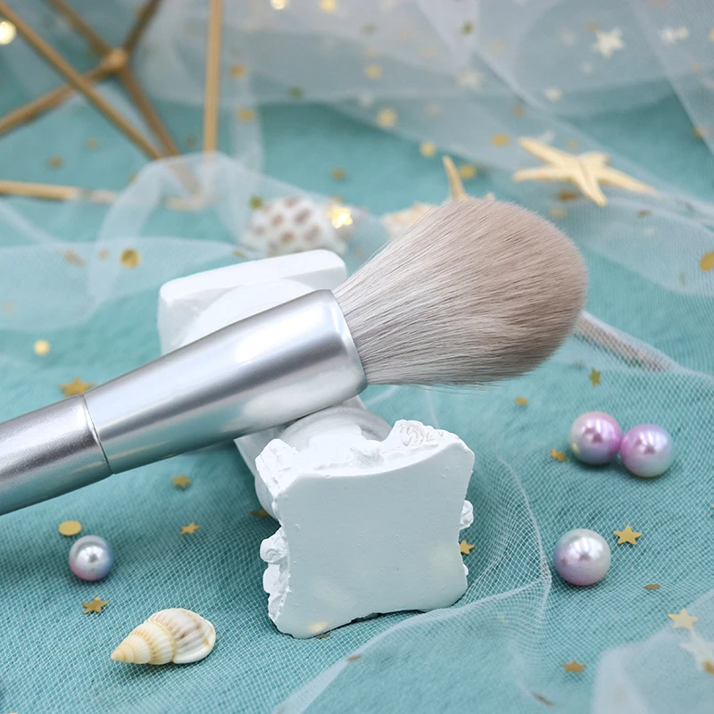 Blush brush BBL цельнокроеное платье серебро кисти для макияжа пушистая кисть для пудры точность кисть для растушевки для смешивания глаз Кисть, текстовыделитель контурная Красота инструменты - Handle Color: Blush brush