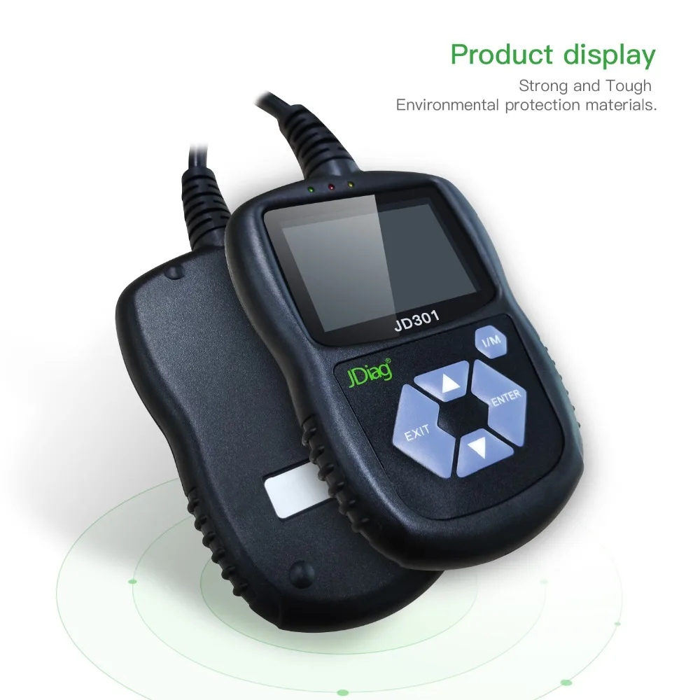 Новый считыватель кодов JDiag JD301 OBD2 OBDII диагностический инструмент OBD 2 PK AD310 NL100 OM123
