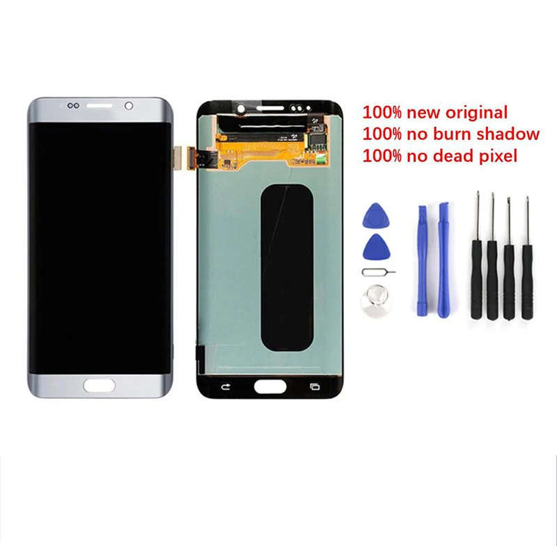 Оригинальный сенсорный ЖК дисплей для Samsung Galaxy S6 Edge Plus G928 G928F запасные части