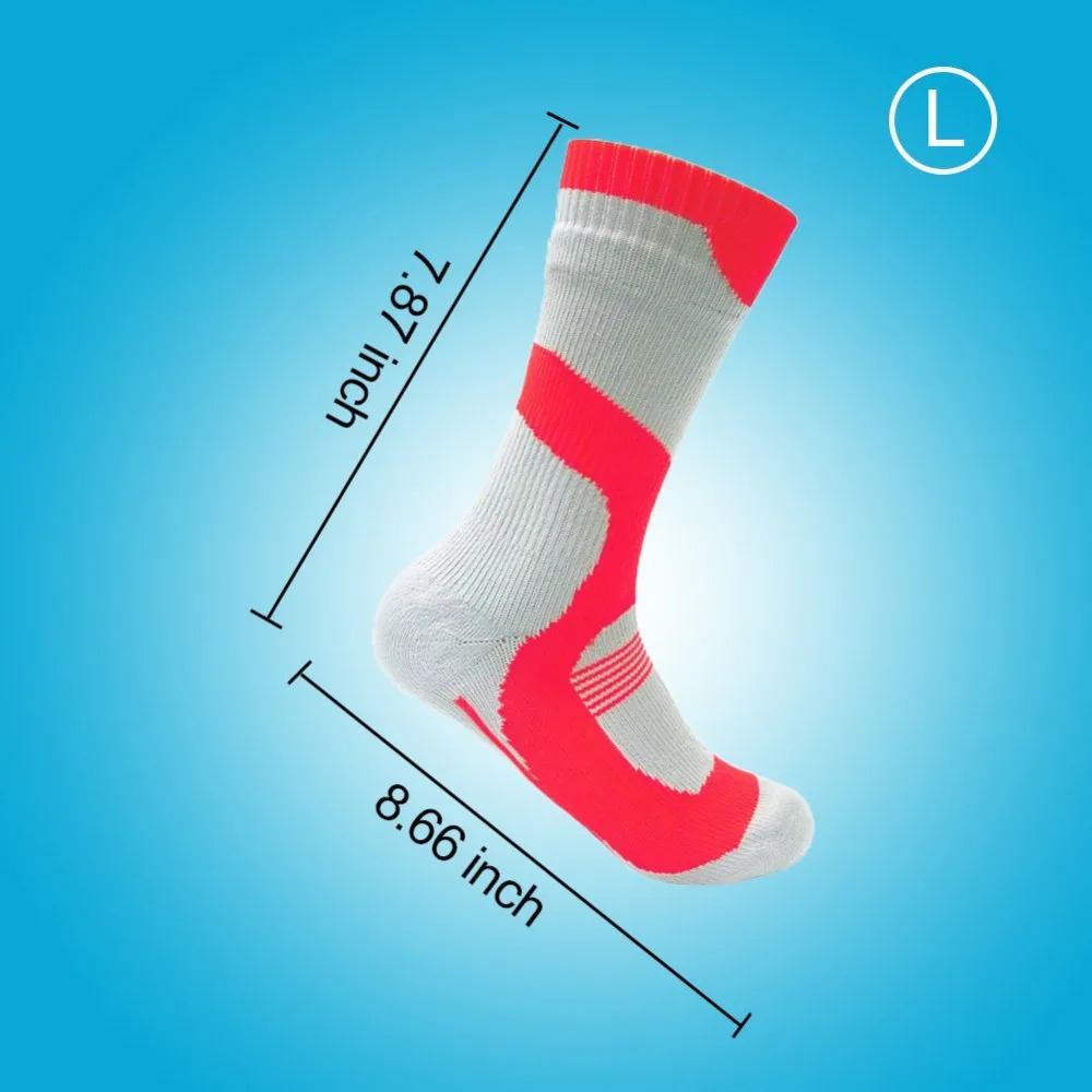 Водонепроницаемые красные мужские носки для походов спортивные альпинистские