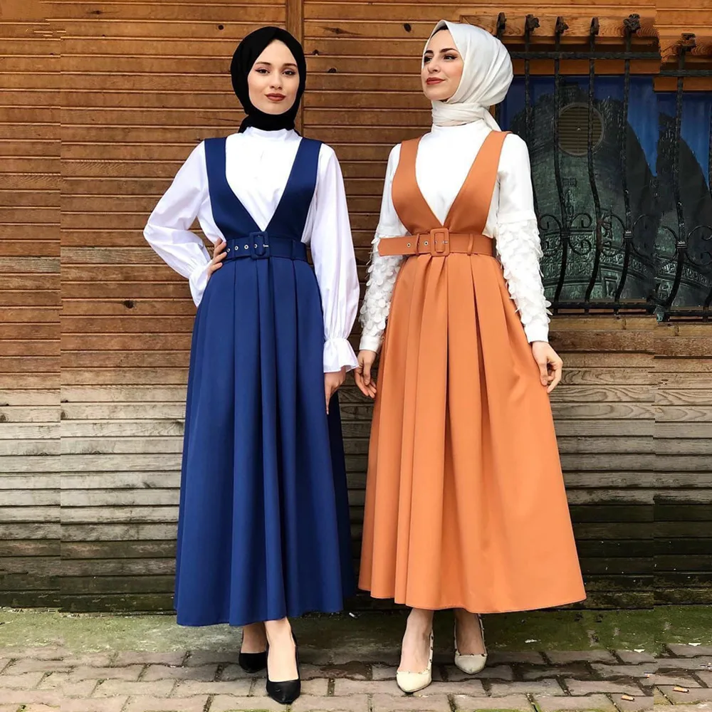 Модная женская юбка элегантный скромный мусульманский низ длинная карандаш