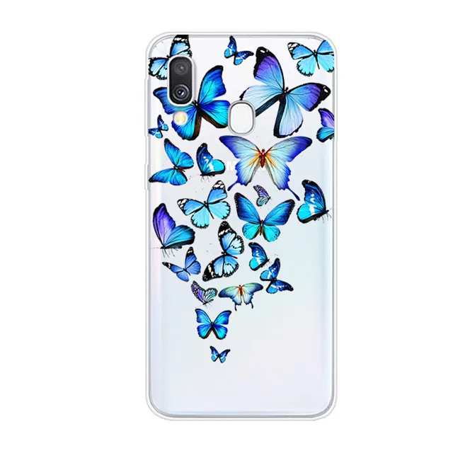34 D для samsung A40 чехол A405 TPU Мягкий силиконовый чехол для телефона для samsung Galaxy A40 чехол A405F A 40 чехол прозрачный - Цвет: 34