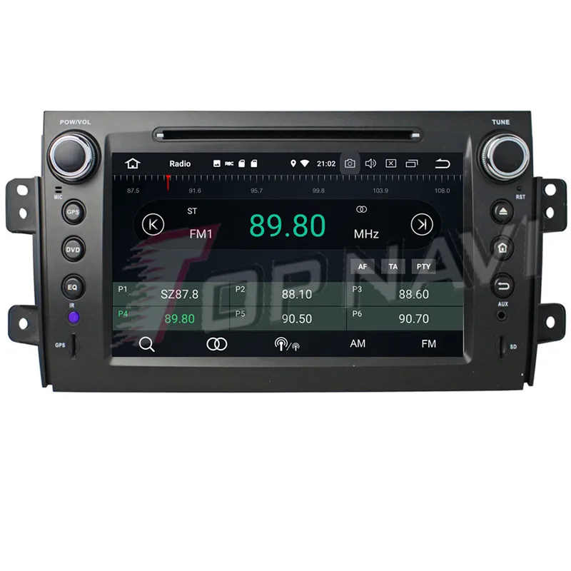 Автомобильный DVD медиа центр TOPNAVI Android 9 0 CD плеер для Suzuki SX4 2006 2007 2008 2009 2010 2011 2012