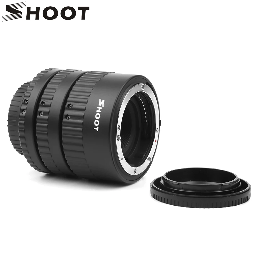 Автофокус SHOOT 12 мм 20 36 Макро Удлинитель с креплением для камеры Nikon DD5200 D7000 D7200 D90 D5100