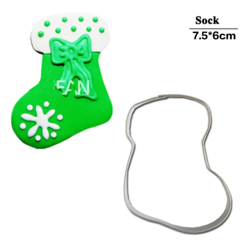 

Christmas Snowman Cookie Tools Cutter Fondant Mould Biscuit Press Icing Set Stamp Mold Dessert Tools Kitchen Gadgets Wholesale