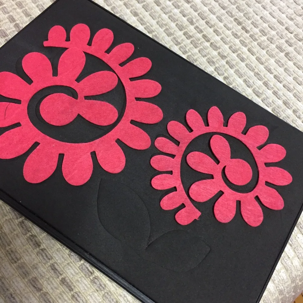 

Rolled flowers die 15.8mm thick SMR-FL0036XXL wooden steel rule with back case