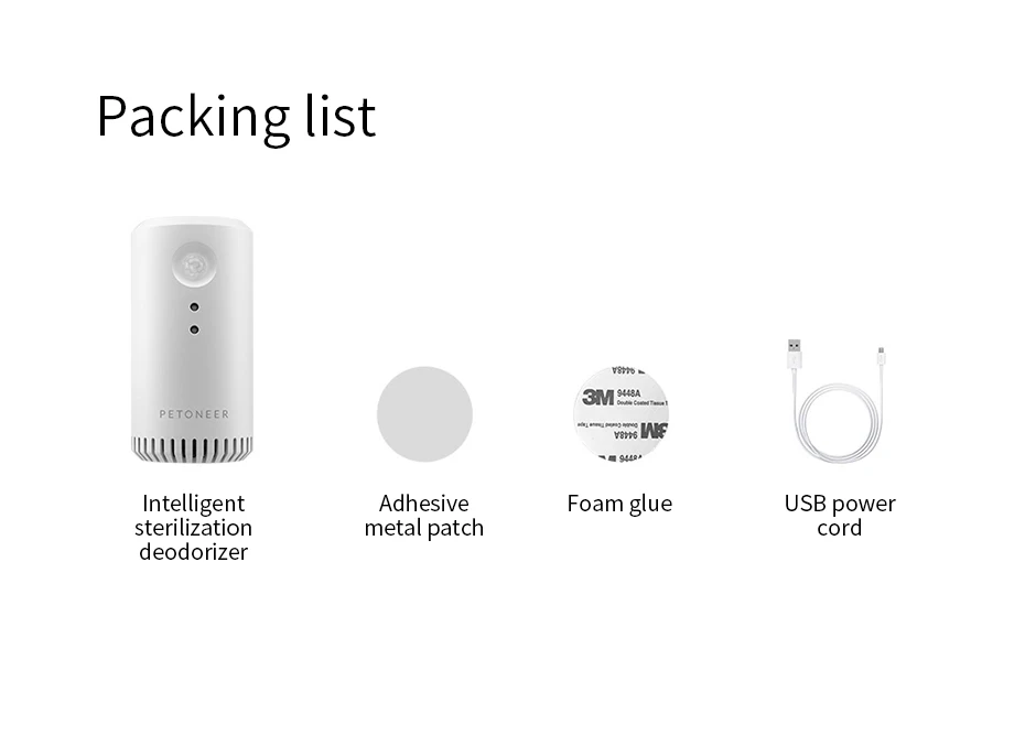 Новое поступление Xiaomi Mijia Paini Интеллектуальный дезодорант для стерилизации, устраняющий специфический запах и очищающий воздух для домашних животных 35