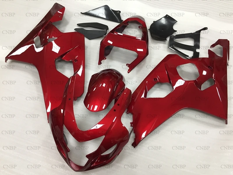 GSXR 600 2004 - 2005 K4 Обтекатели GSXR750 04 обтекатель GSX R Черный Красный Пластиковый | Дом и