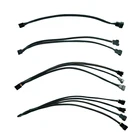Удлинительный кабель для материнской платы ЦП 4 PIN PWM 4 P, Кабель-адаптер, чехол для компьютера, материнская плата 4 PIN, кабели питания, разъемы разветвитель вентилятора