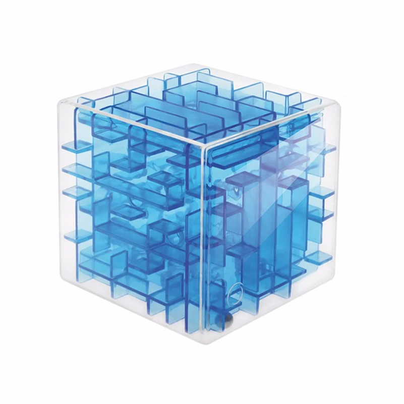 Мини 3D лабиринт Магический кубик головоломка Лабиринт катящийся шар cubos magicos