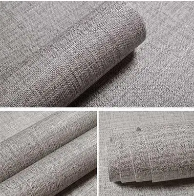 Водонепроницаемые клейкие однотонные милые обои для спальни уплотняющие