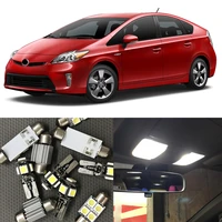 11pcs white map dome trunk license plate led light interior package deal kit for 2004 2015 toyota prius canbus car light source