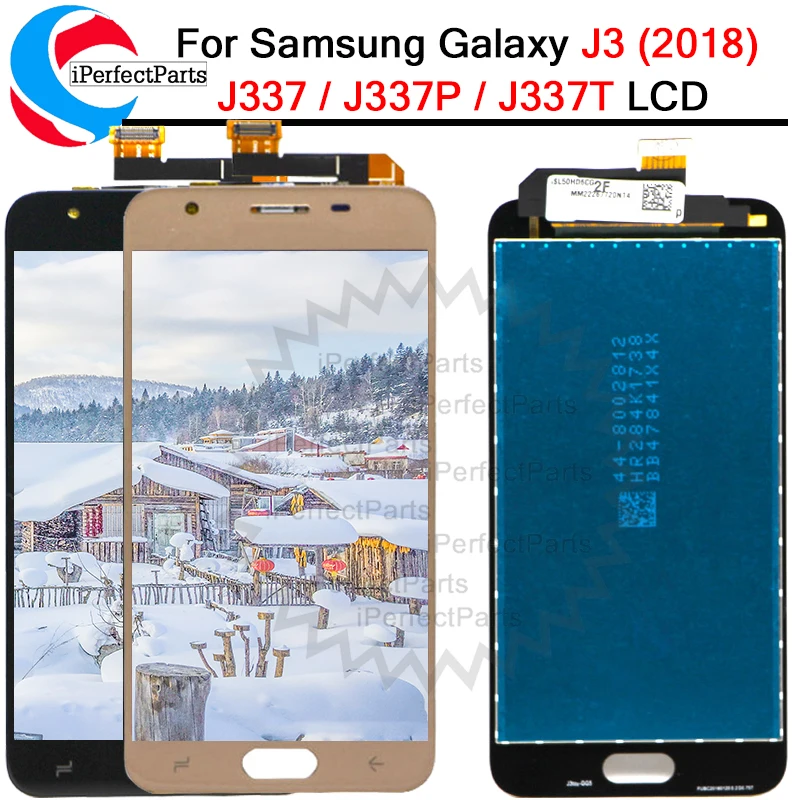 ЖК дисплей 5 дюймов для Samsung Galaxy J3 2018 J337 J337P J337T с сенсорным экраном и дигитайзером в сборе замена инструменты