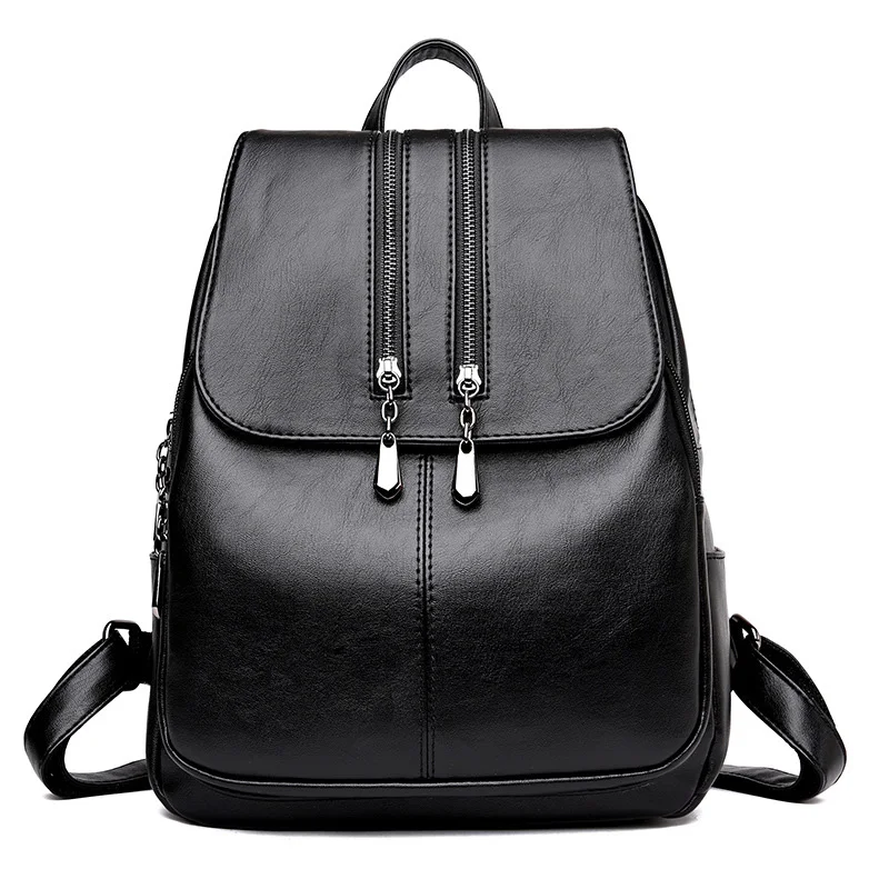 

New Arrival Laptop Backpack Women Leather Luxury Backpack Women Fashion Satchel School Bag PU