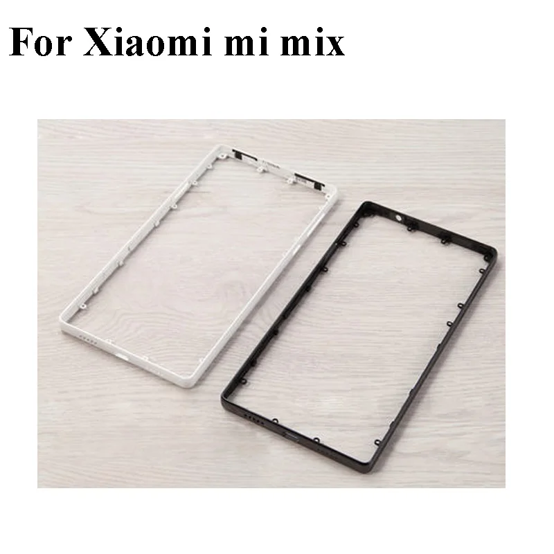 

Black White Ceramics For Xiaomi Mi Mix Front Housing Chassis Plate LCD Display Bezel Faceplate Frame (No LCD) MiMIX Middle frame