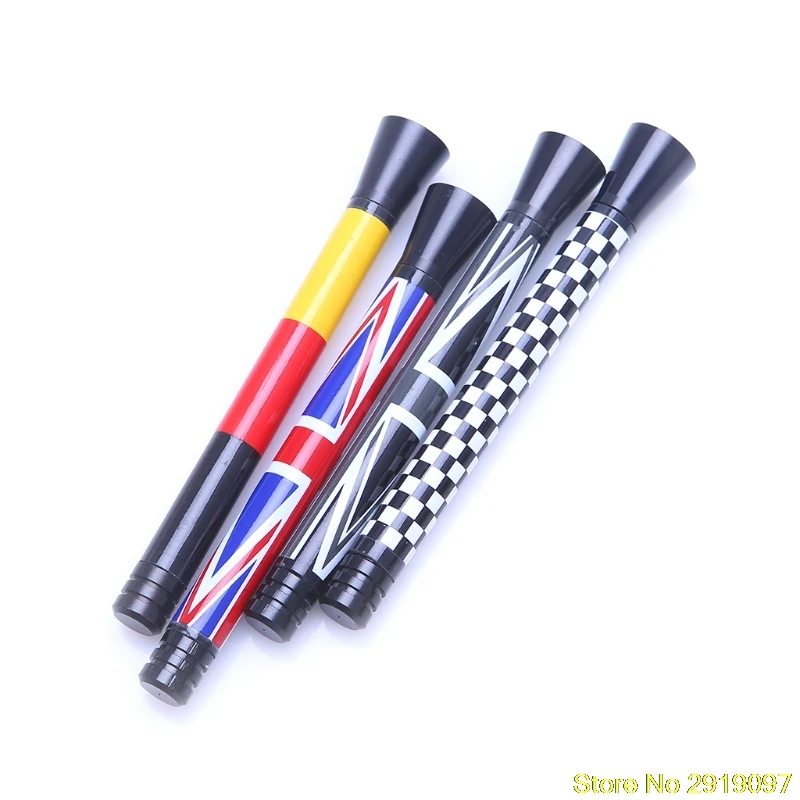 Короткая антенна с британским флагом Union Jack для MINI Cooper S R55 R56 R60 Countryman