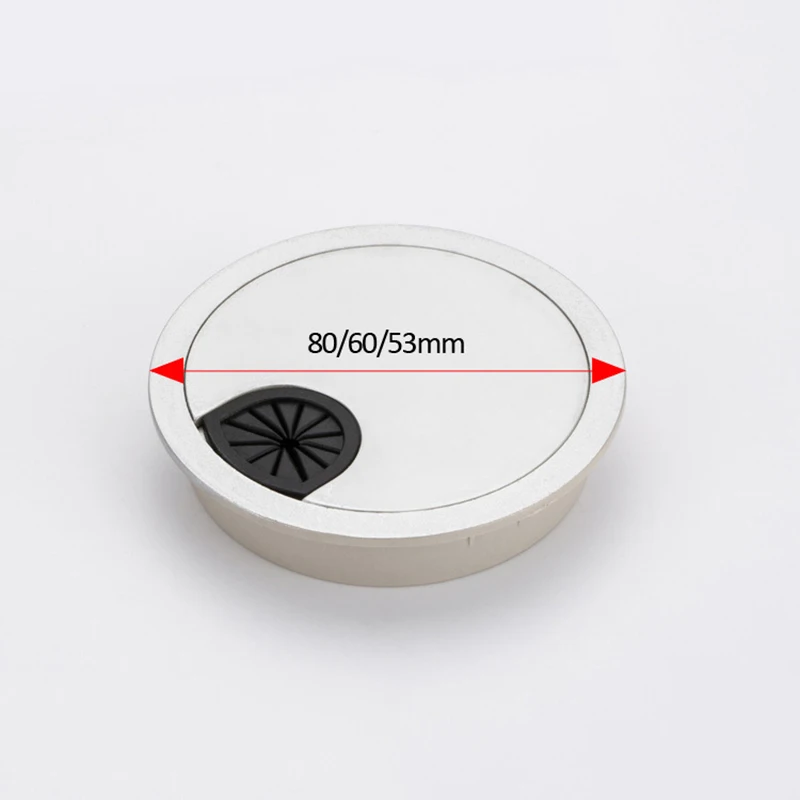 Пластиковый стол с втулкой Кабельный Шнур отверстие Крышка для домашнего офиса