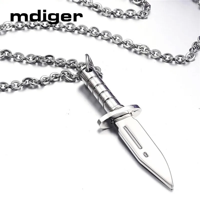 Mdiger 2017 Марка подвеска-кинжал Цепочки и ожерелья s Для Мужчин's
