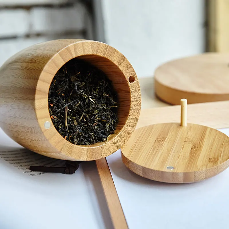 Креативный бамбуковый ящик для хранения закусок/чая натуральный экологически