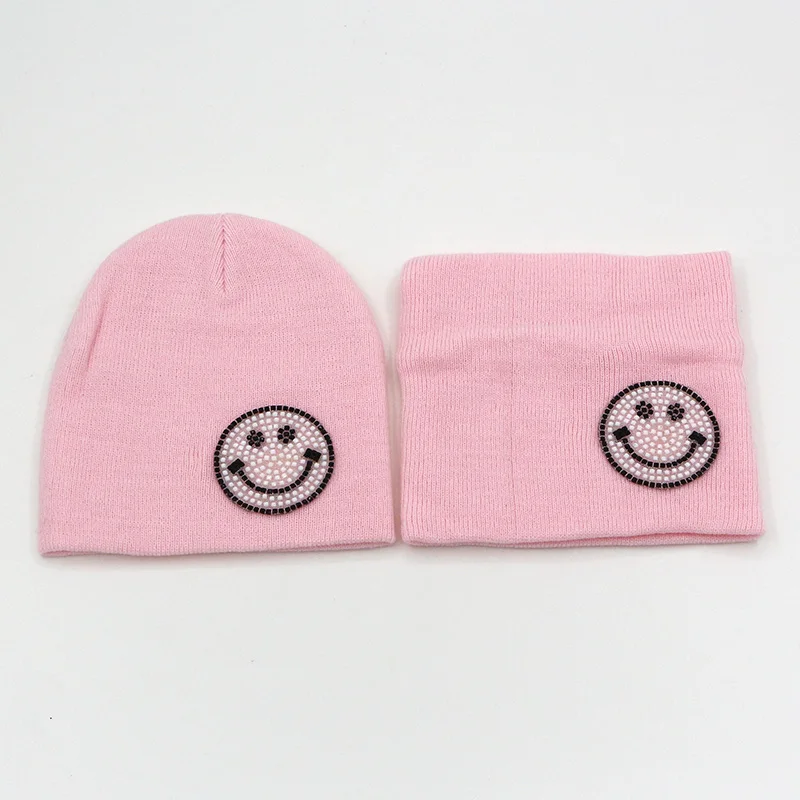 2016 модный детский комплект из 2 предметов шапка и шарф Kawaii Beanie Детские хлопковые