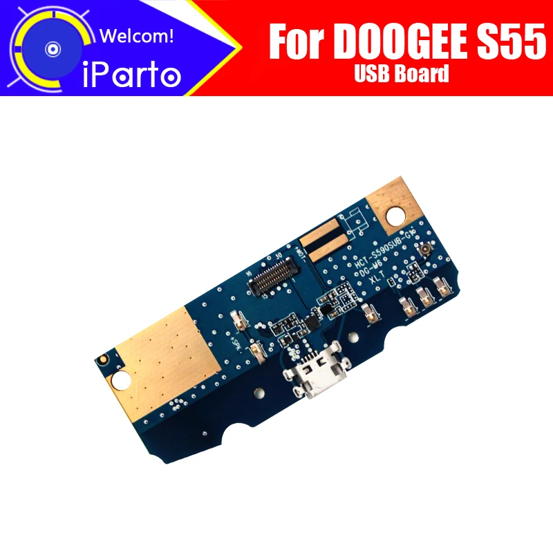 Usb плата DOOGEE S55 100% оригинал новинка зарядная с usb разъемом Сменные аксессуары для