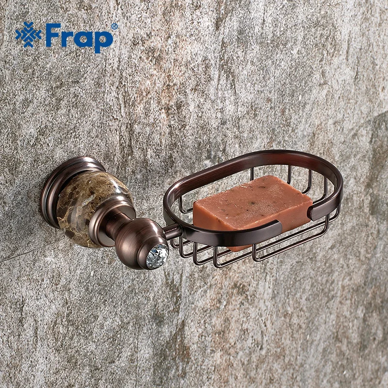 FRAP керамический узор латунная мыльница матовая Аксессуары для ванной комнаты