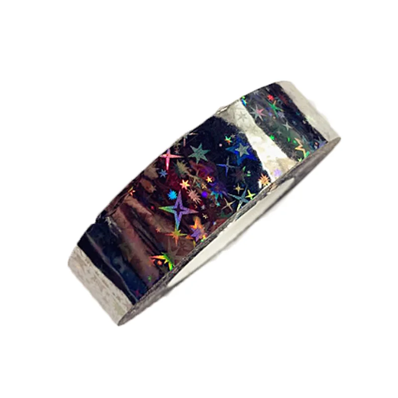 Rhythmic Gymnastics Ribbon Decoration Holographic Tapes Prismatic Glitter Artistic Stick Sports Fitness Training Accessories|Аксессуары| |