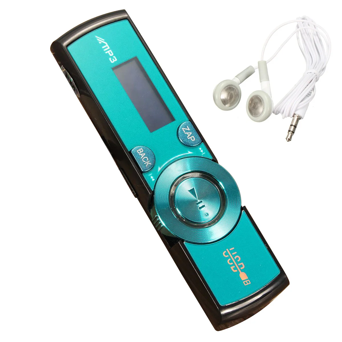 ЖК дисплей USB MP3 плеер fm радио поддержка 16 Гб Micro SD/TF карта с наушниками синий|player