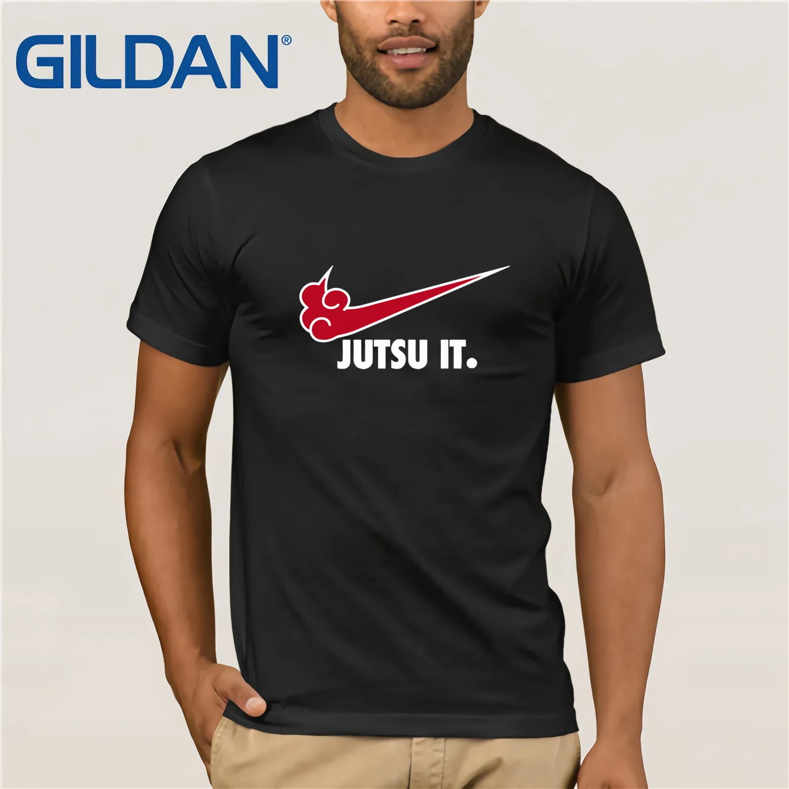 Футболка с героями мультфильма Акацуки ютсу It забавная карикатура Наруто