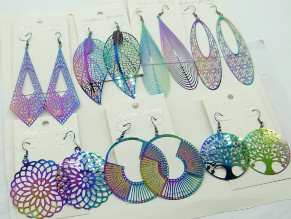 Модные Винтажные серьги роскошные богемные подвески с листьями в стиле бохо