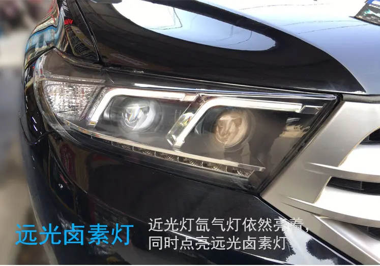 AKD автомобильный Стайлинг фар в сборе для Toyota Highlander светодиодный фонарь 2012 светодиодный DRL H7 D2H Hid вариант Ангел глаз би ксенон луч