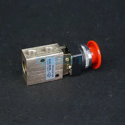 Пневматический Механический клапан JM-06A G1/4 &quot 2 позиции 3 направления красная
