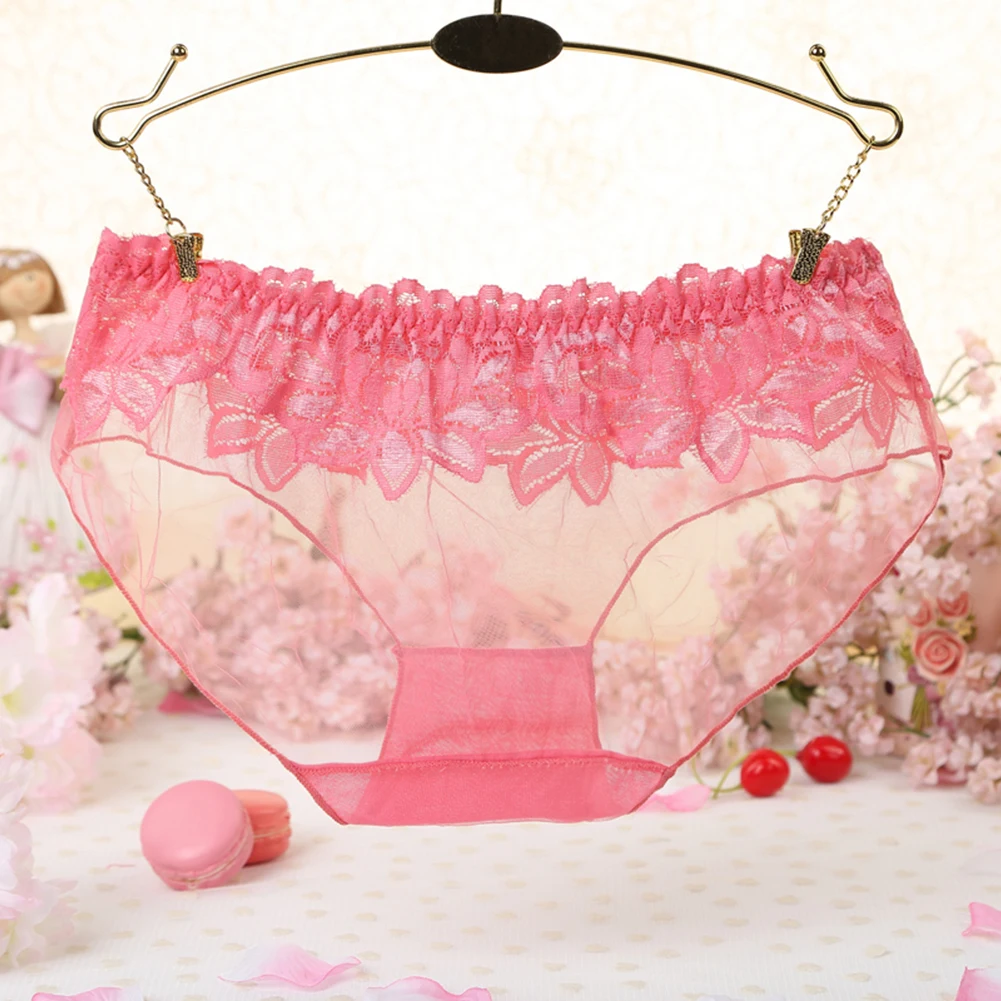 Fashion Sexy Lace See Through Women Low Rise Briefs Underwear Panties Gift | Женская одежда