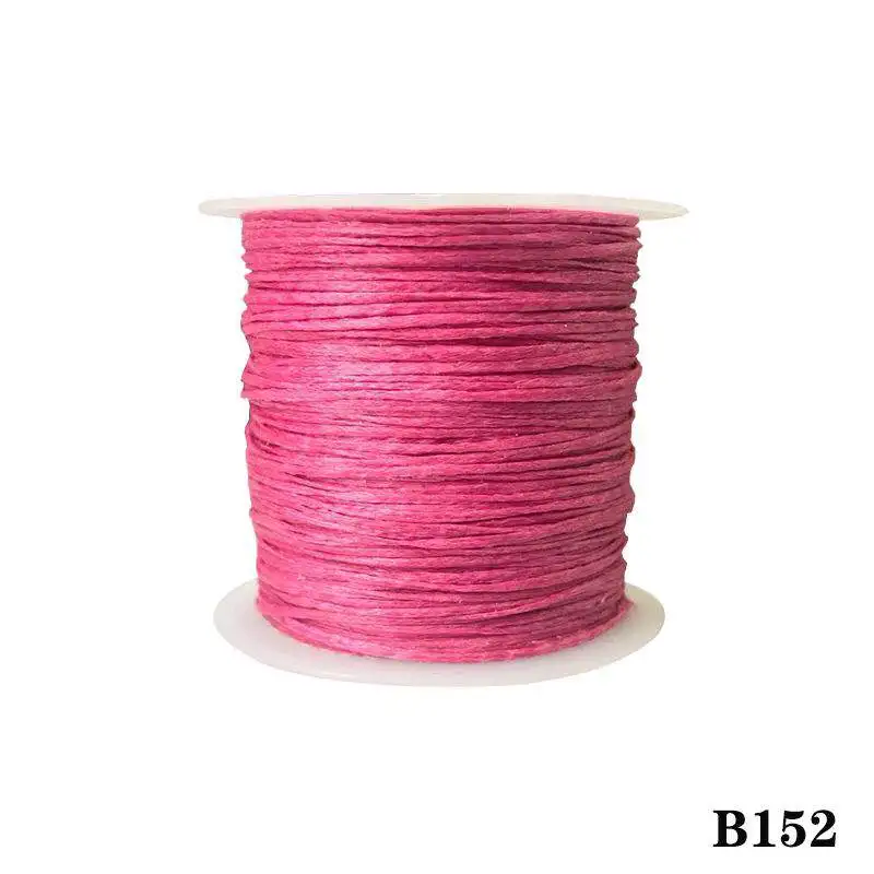 9 150D wax thread 50 meters Leather decorative sewing thread DIY Handmade Flat Wax Line Silicon wax wire Leather splicing - Цвет: 9