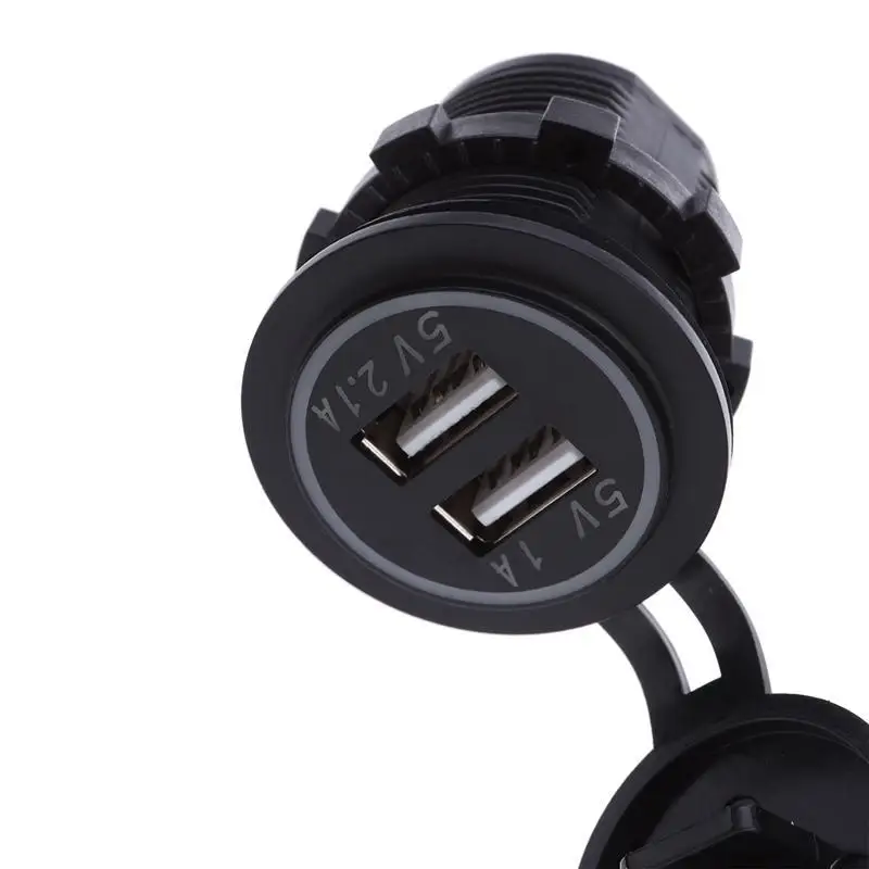 Универсальное водонепроницаемое зарядное устройство с двумя usb портами со