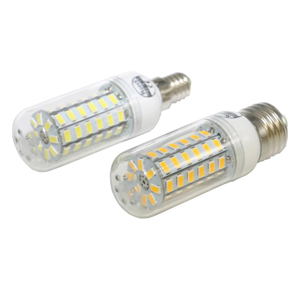 E27 светодиодный светильник 5730 SMD 220V E14 светодиодный лампы кукурузы 24 36 48 56 69 72 светодиодный s люстры лампы в форме свечи светодиодный светильник Lampada Bombillas ампулы