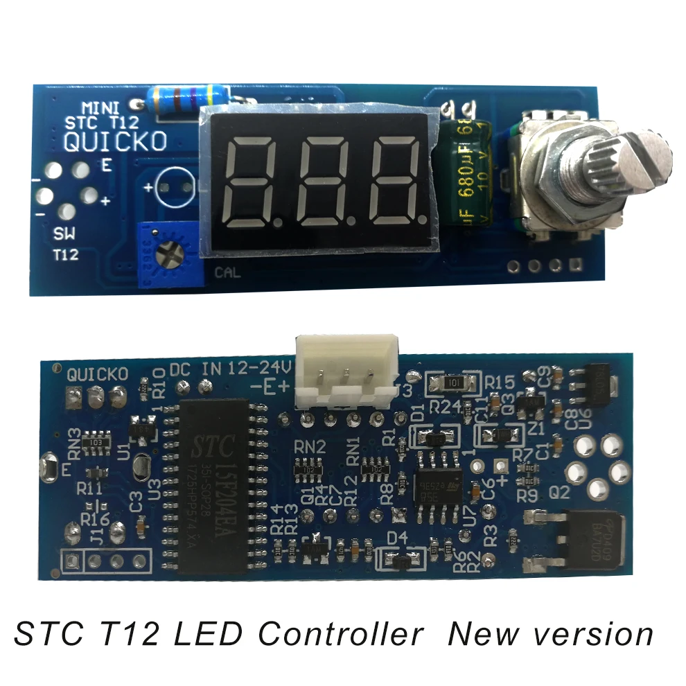 Светодиодсветодиодный цифровая паяльная станция QUICKO STC T12 наборы сделай сам