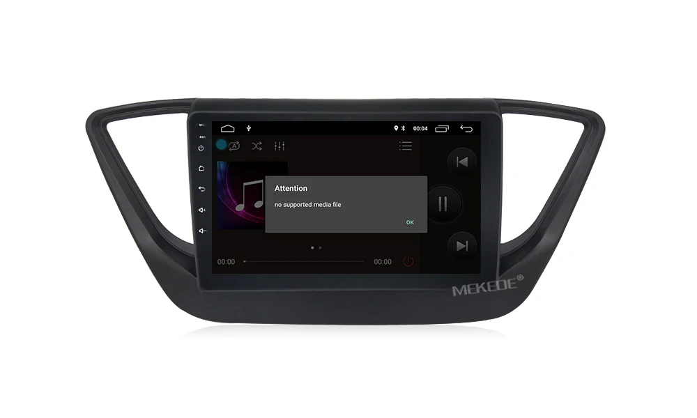 MEKEDE HD 1024x600 автомобильный Радио Мультимедиа Видео плеер навигация gps Android для hyundai solaris no dvd 2 din verna
