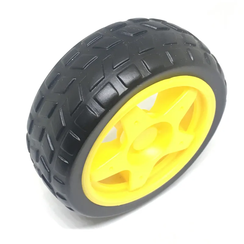 1 шт. умный автомобильный робот модуль колеса маленькие пластиковые для Arduino 65x26мм