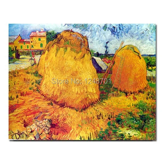 

Handmade van gohn oil paintng Haystacks in Provence high quality