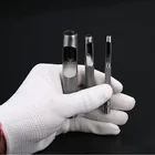 Набор дыроколов для кожевенного ремесла, много вариантов использования для кожи, резины, ткани, ленты, бумаги, прокладки, дырокол, сделай сам, кожевенное ремесло, сталь, серебро