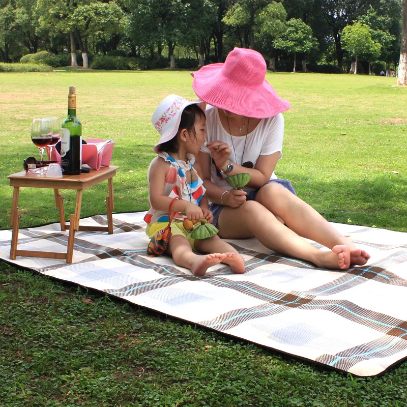 Водонепроницаемая ткань Hewolf для двоих утолщенный Широкий Коврик пикника защиты