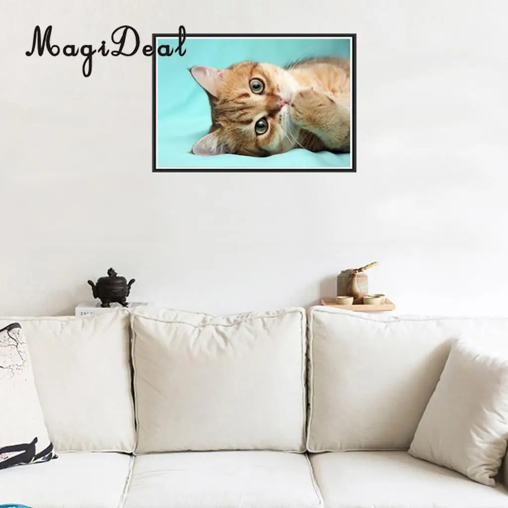 MagiDeal мультфильм 5D алмазное рисование на холсте DIY по номерам декор для гостиной