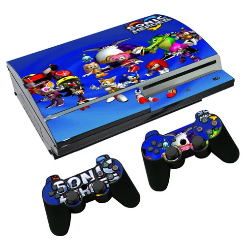 0607 Sonic Heroes, наклейка на кожу для PS3, Fat playstation 3, консоль и контроллеры для PS3, Fat Skins, Виниловая наклейка - Цвет: 0607