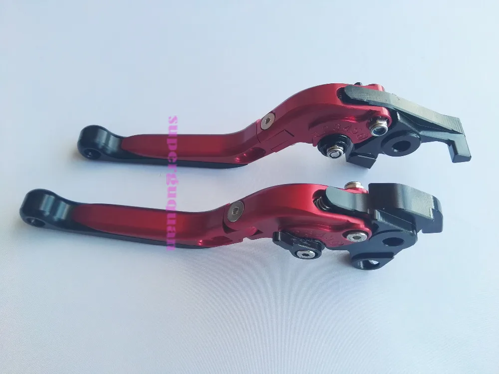 Новый мотоцикл CNC складной выдвижной тормоз и сцепления Рычаги Красный для Honda