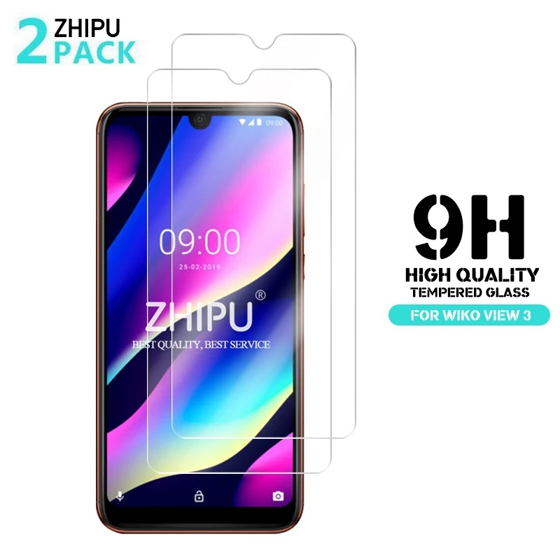 2 шт закаленное стекло для WIKO VIEW 3 6,2" стекло-экран протектор 2.5D 9H Премиум Закаленное стекло для WIKO VIEW 3 защитная пленка