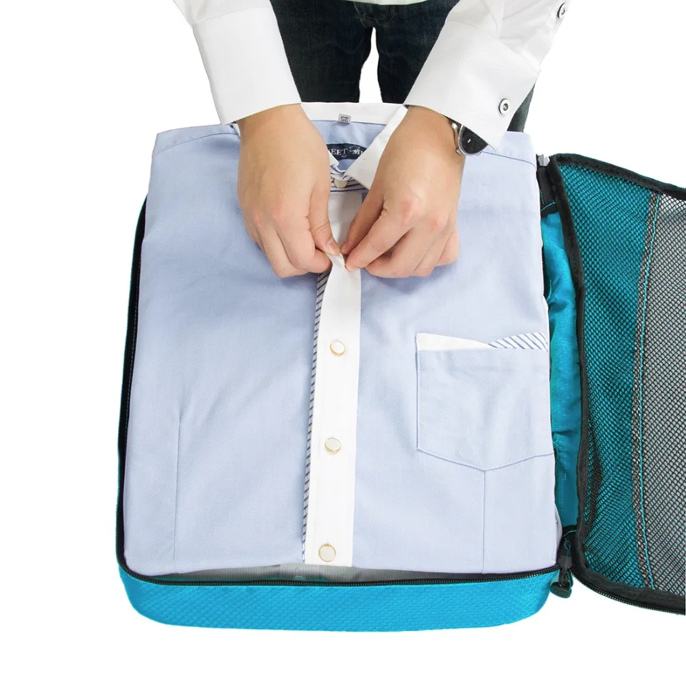 BAGSMART 3 шт. унисекс упаковка для одежды кубики дорожные сумки рубашки брюки