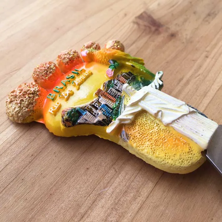 Бразилия наклейка на холодильник пейзаж магниты домашний декор сувенир для