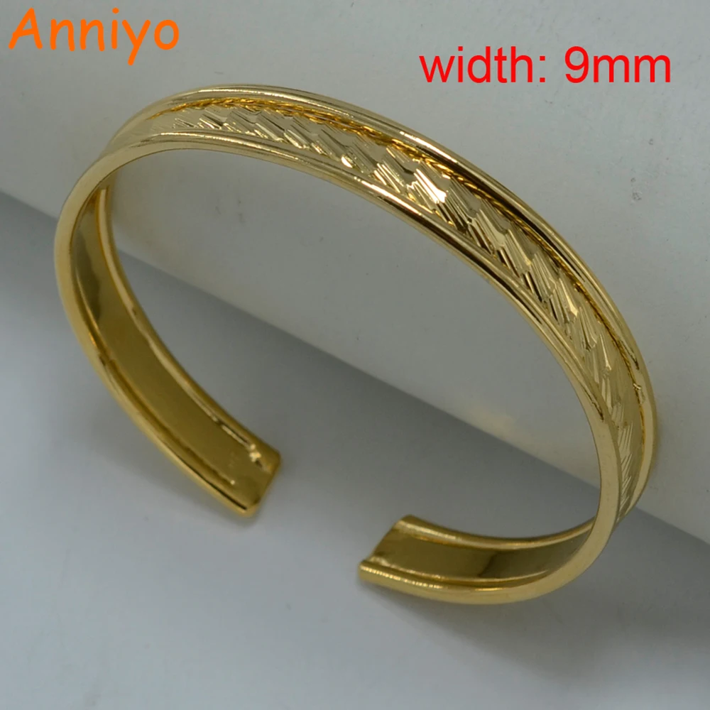Anniyo 9 стилей/одна штука $3 48/оптовая продажа браслет в дубайском стиле золотой цвет