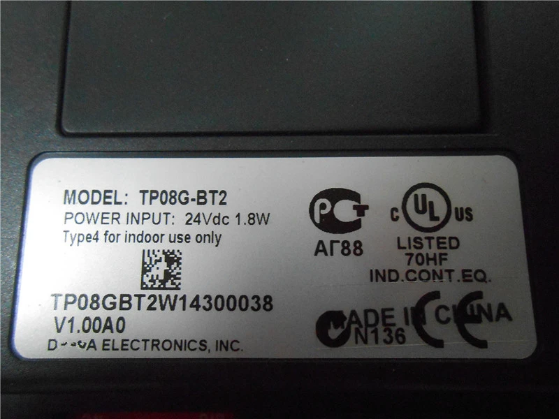 TP08G BT2 панель управления текстом HMI new in box|line|line inline box |